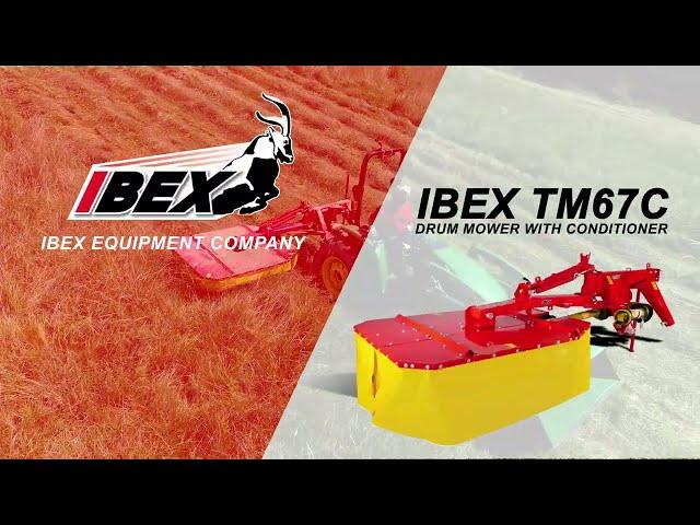 The Ibex TM67C Drum Mower with Conditioner