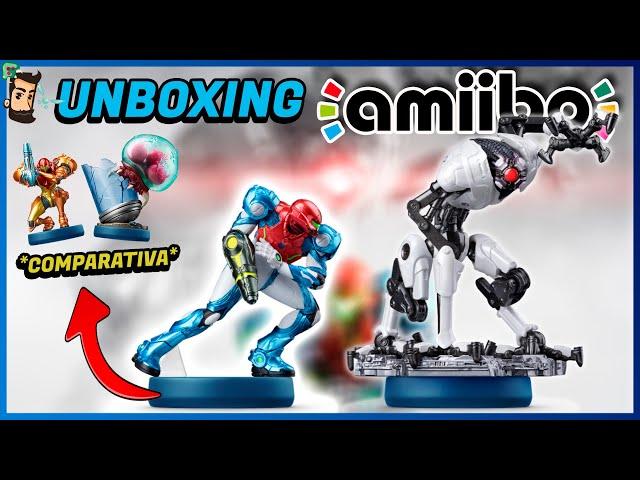 amiibo METROID DREAD SAMUS & E.M.M.I. | Comparativa amiibo Samus Returns | Unboxing