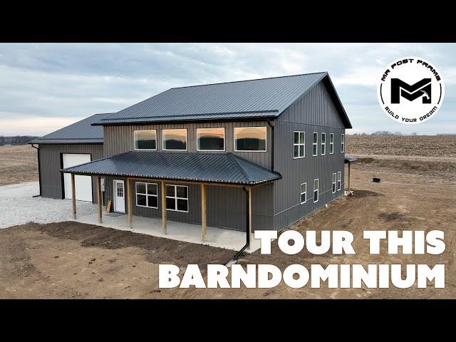 Tour This Barndominium | 3000 sq ft Two Story Barndo | Owner Interview