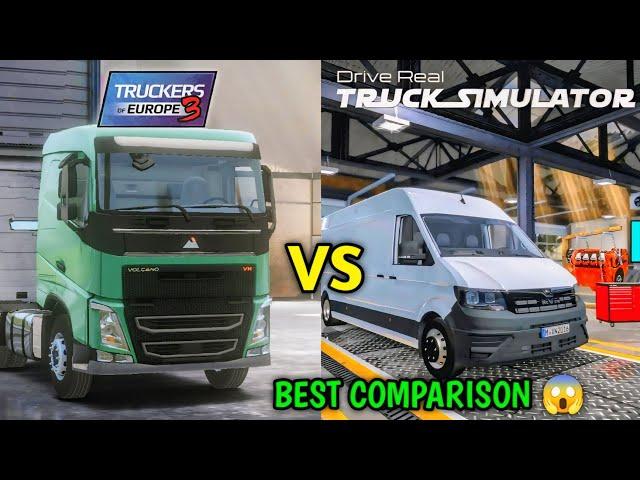 Best Comparison Between Truckers Of Europe 3 with Driver Real Truck Simulator  | Truck Gameplay