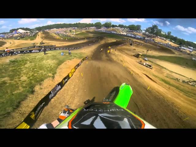 GoPro HD: Ryan Villopoto Full Moto 2 - Muddy Creek Lucas Oil Pro Motocross Championship 2013