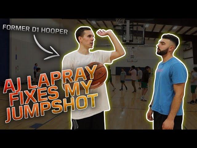 Aj Lapray FIXED MY JUMPSHOT | I Never Knew This Would Work.