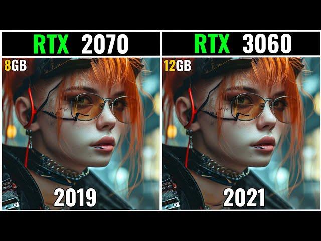 Rtx 2070 Vs Rtx 3060 - TEST IN 20 GAMES 1080P - 2K - 4K