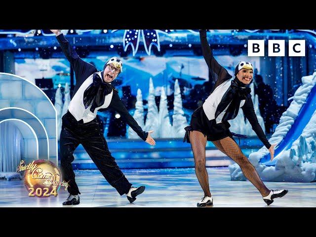 Josh Widdicombe and Karen Hauer Charleston to Let It Snow by Glee Cast  BBC Strictly 2024