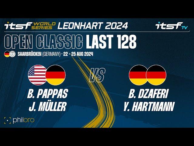 Pappas/Müller vs Dzaferi/Hartmann - Last 128 - ITSF 2024 World Series Leonhart Open Classic