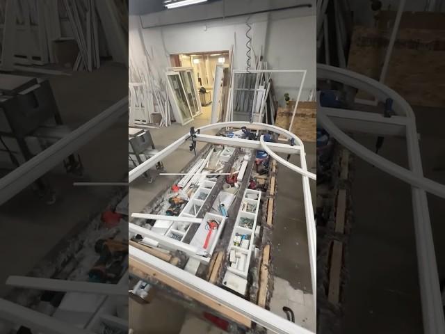 Crafting Custom Round-Top Window Frames | Made in Manitoba #YouTubeShorts