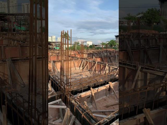 #Shorts #shorts Ground Beam Steel Rebar Reinforcement Placement & Shuttering