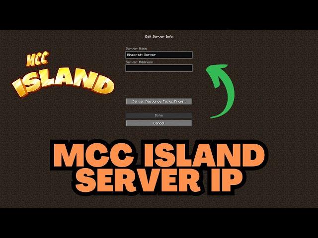 Minecraft MCC Island Server IP Address