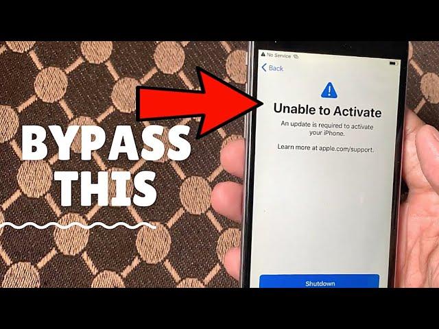 Bypass iPhone Unable to Activate | iCloud Bypass Easy and Free