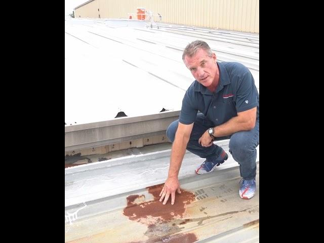 How to handle Rust on a Metal Roof #shorts