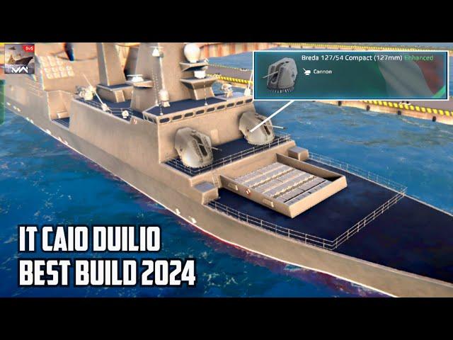 IT Caio Duilio build use the Breda 127/54 cannon | Modern Warships