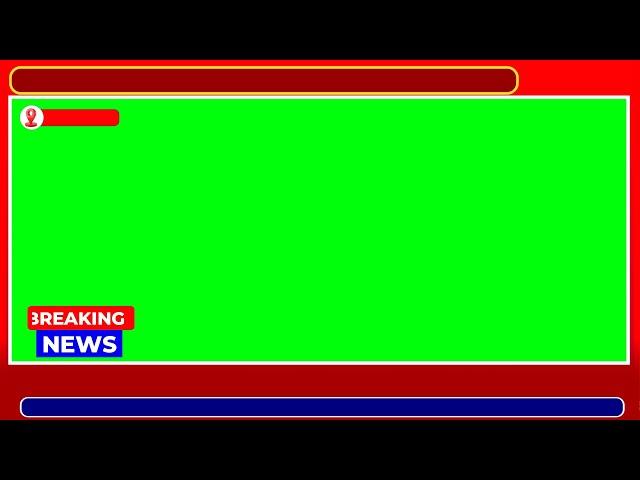 Green Screen Breaking News Bumper | Free Template For News Channels