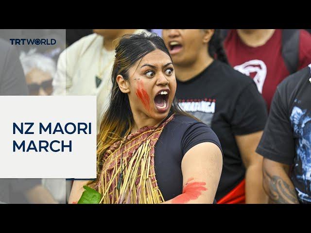 New Zealand’s Maori rally against bill to reinterpret treaty