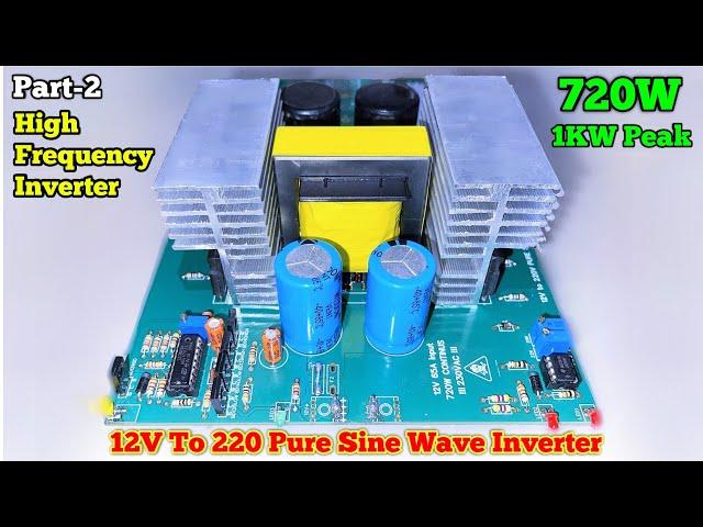 How to make a 1KW Pure Sine wave Inverter 12V To 220V - Part-2 | JLCPCB 