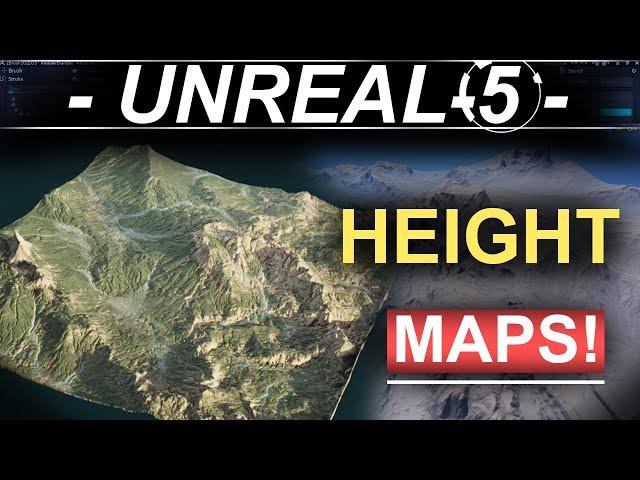 Unreal 5 - Automatic Landscapes (HEIGHT-MAPS)