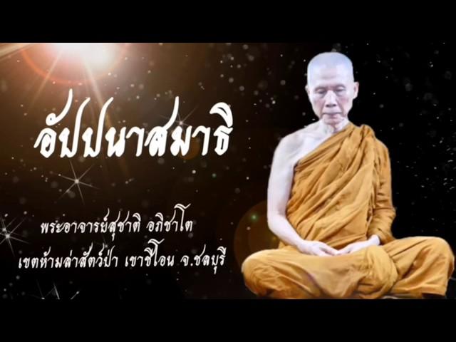 อัปปนาสมาธิ :พระอาจารย์สุชาติ อภิชาโต