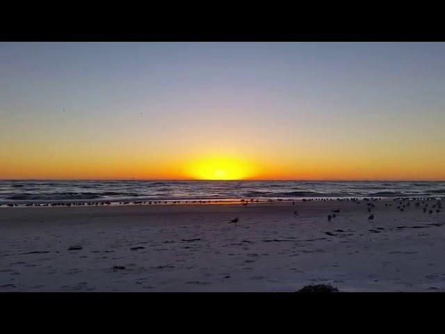 Sunset at beach on Longboat Key, Sarasota, Florida ~ TheCurrentFashion 20160211 HD