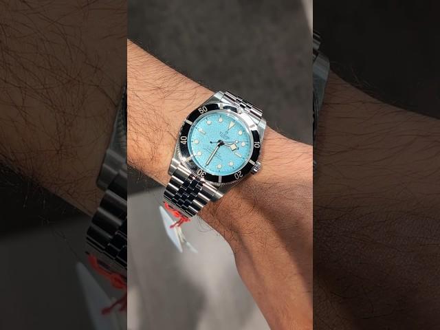 Hands On With The New Tudor Blackbay 54 Lagoon Blue #shorts #tudor #lagoonblue