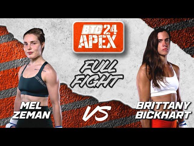 Mel Zeman vs Brittany Bickhart | BTC 24: Apex | Burlington, Ontario