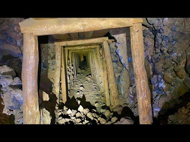 Scary Nighttime Exploration of the Abandoned Mine and Cabins Where Three Miners Were Murdered