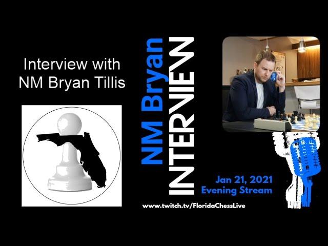 Psychology of Competition - NM Bryan Tillis - Part 1 (Tripled Pawns Are Good!!)