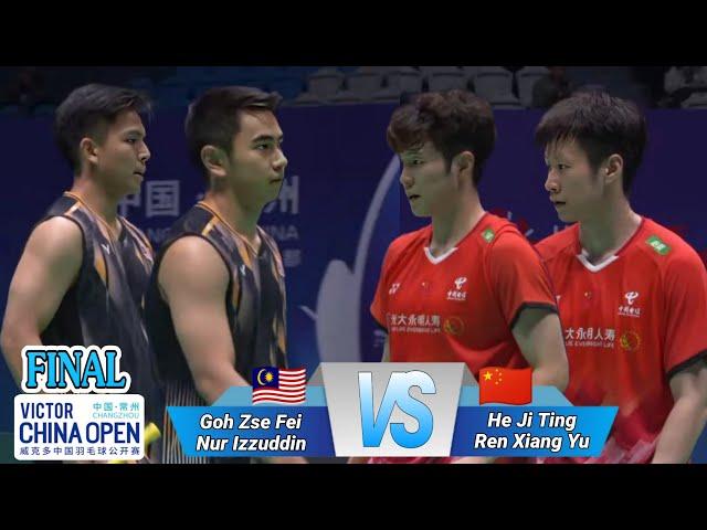 He Ji Ting/Ren Xiang Yu vs Goh Zse Fei/Nur Izzuddin || Final WD China Open 2024