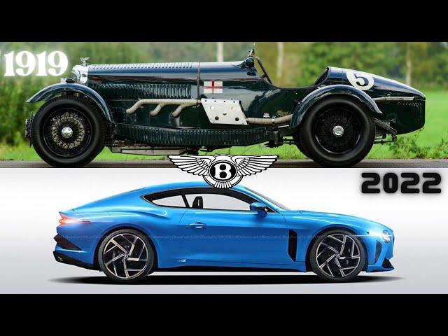 Bentley Car Evolution 1919 - 2022