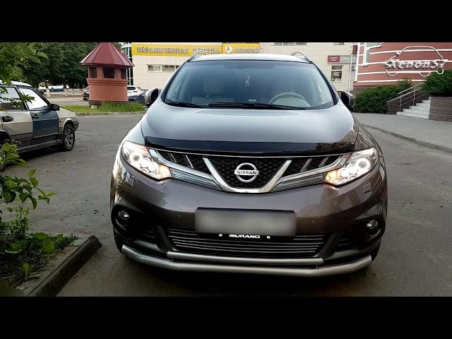 Nissan Murano Z51 - замена линз и тюнинг фар. Бегущий поворотник