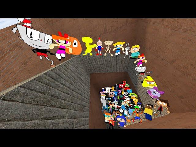 Too many ALL NEW 2d SANIC CLONES MEMES chase me in MAP BIGMAZE in GMod! [PART 6]