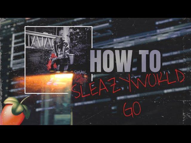 HOW TO MAKE SIMPLE DARK TRAP BEATS FOR SLEAZYWORLD GO 2023 (WHERE THE SHOOTERS BE 2) | FL STUDIO 21