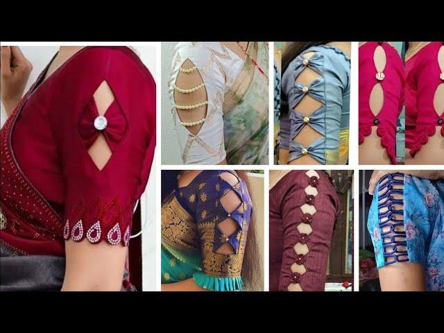 Latest blouse Sleeve Designs 2024 / Blouse Sleeve Designs Ideas / Baju Ki Design / Blouse Design