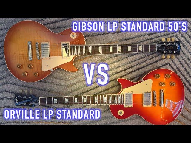 Comparing a Gibson USA Les Paul Standard with an Orville Japan Les Paul Standard.