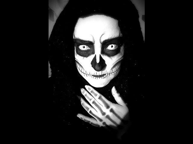 Tutoriel makeup spécial " Halloween " : Halloween Skull + BONUS DELIRIOUS