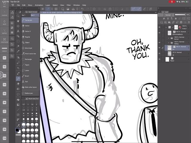 Talking to you about the comic I’m inking - ASMR