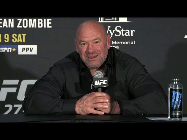 UFC 273: Dana White Post-Fight Reaction