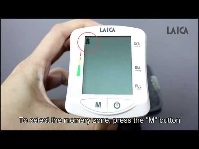 LAICA Automatic Wrist-type Blood Pressure Monitor (BM1006) - How To Use