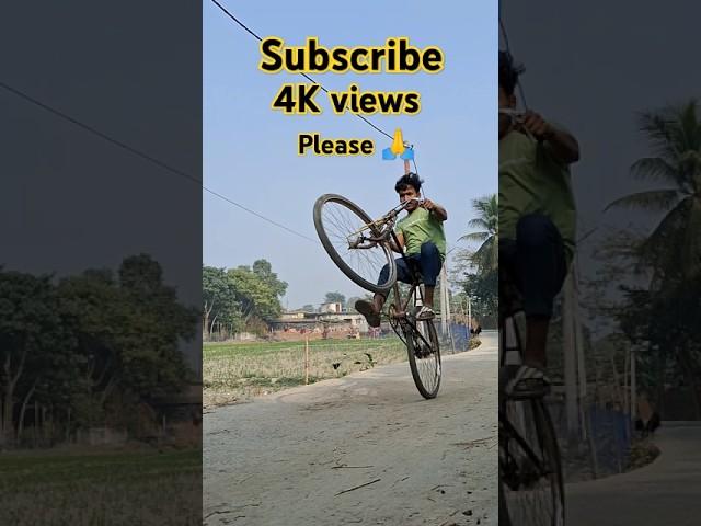 Subscribe and !! Wheelie #cycle #stunt #youtubeshorts #viralvideo #trending #reels #ravi #rider