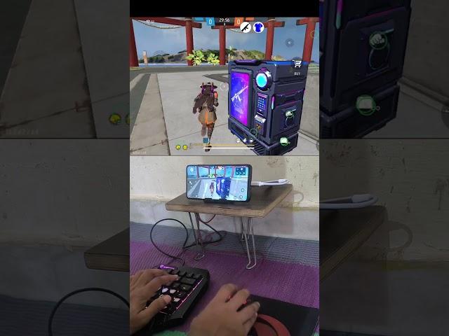 How to play free fire with keyboard mouse in mobile | ⌨️  full setup without app no activation