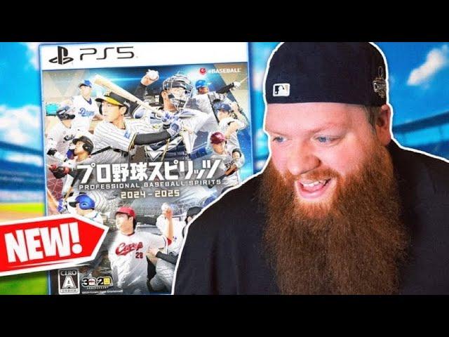 This NEW Japanese Baseball Game Is AMAZING! Professional Baseball Spirits 2024-2025