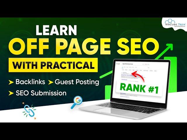 Learn OFF PAGE SEO with Practical: Backlinks, Link Building & Guest Posting [Full Tutorial 2024]