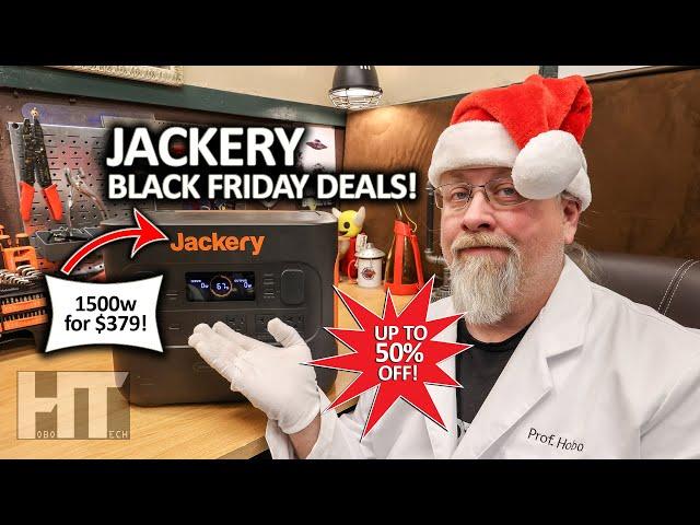 JACKERY Black Friday Solar Generator Power Station Deals!