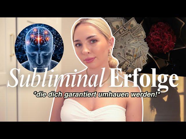 KRASSE MANIFESTATIONSERFOLGE DURCH SUBLIMINALS! | Seelenverwandter, straffe , -7kg, Geld &&&