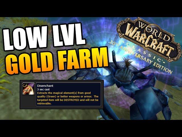 Low Level Hyperspawn Gold Farm Fresh Classic WoW (Level 15+)