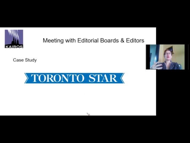 Media Training:  About op eds, engaging editors & editorial boards