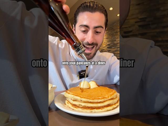 Always ask for real maple syrup