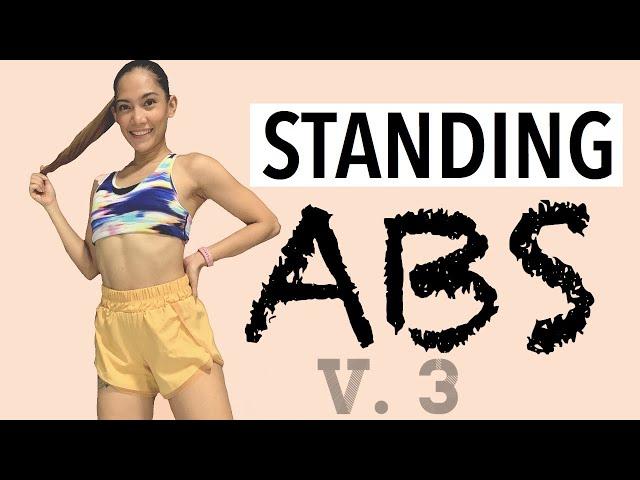 NO JUMPING | NO NOISE | NO EQUIPMENT 10 MIN STANDING ABS WORKOUT V. 3 | HOME WORKOUT