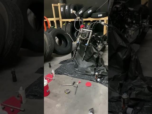 Final tear down and build up for paint !
