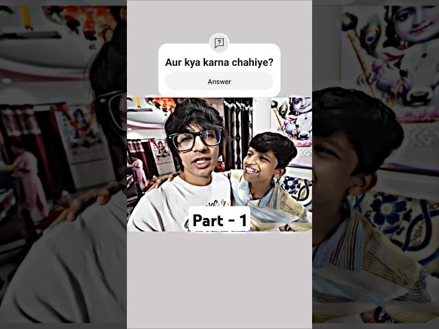 @souravjvlogs saying yes to Piyush for 24 hours Part 1 #trending