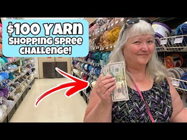 $100 Yarn Shopping Spree Challenge at Michaels - Let's see how good I done shopping for yarn !!