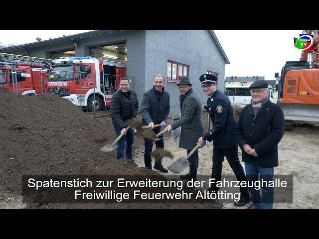 Erweiterung der Fahrzeughalle - Feuerwehr Altötting